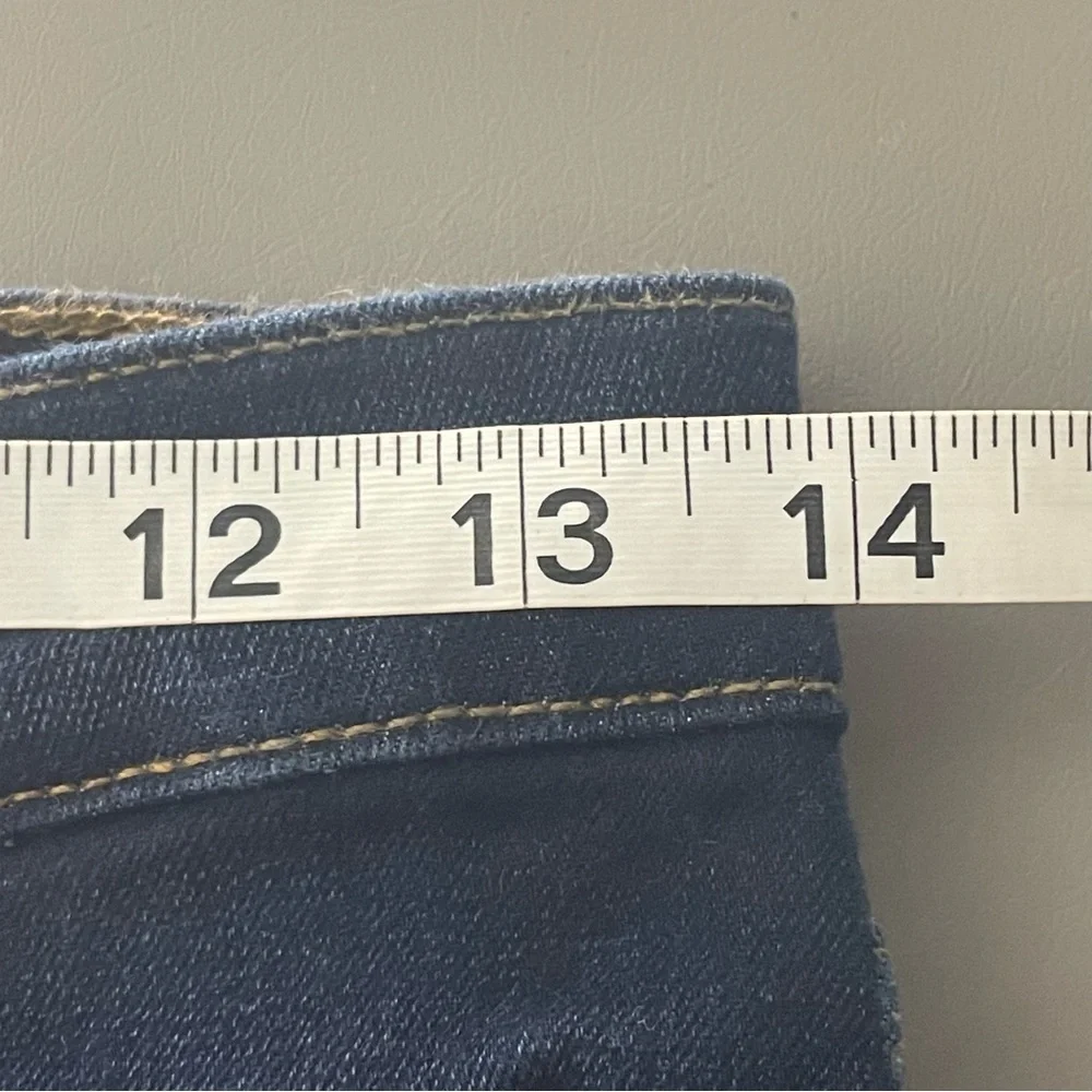 Hudson Jeans Blair High Rise Super Skinny Dark Wash Blue Sz 27